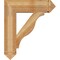 Ekena Millwork Funston Arts & Crafts Rough Sawn Bracket, Western Red Cedar, 6"W x 26"D x 30"H BKT06X26X30FST03RWR - alternate 2